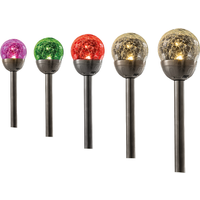 I-GLOW LED-Solar-Leuchten 5er-Set