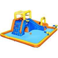 Bestway H2OGO!® Mega-Wasserpark Speedway™ mit Dauergebläse 551 x 502 x 265 cm