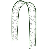 GreenYard Gartenbogen aus Metall, ca. 110 x 39 x 230 cm