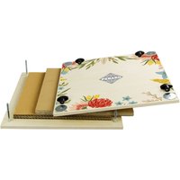 PEBARO Blumenpresse mit buntem Druck