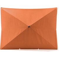 SOLAX-SUNSHINE Rechteckschirm, ca. 140 x 180 cm - Terracotta