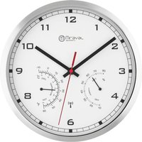 MIRAVAL Miraval Funkwanduhr Thermo-/ Hygrometer - 4-MV6684-1