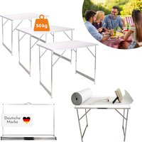 Lemodo Premium Mehrzwecktische weiß , 50kg Tragkraft pro Tisch