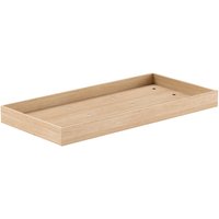 VIPACK VIPACK - Bettschublade auf Rollen, 90 x 190 cm, Buche teilmassiv natur lackiert