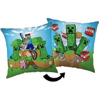 COFI 1453 Minecraft Kopfkissen – Premium Dekokissen mit Digitaldruck