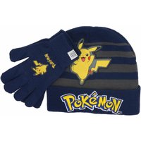 Pokemon Pokémon Winter Set für Kinder – Mütze & Handschuhe