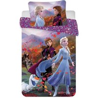 Disney Frozen Baumwoll-Bettwäsche für Kinder inkl. Kissen