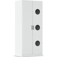Rauch Möbel rauch Allrounder Wäscheschrank 2-türig, Farbe Weiß Breite 91 cm