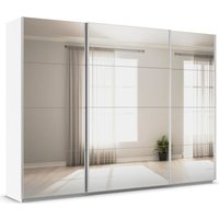 Rauch Möbel rauch Quadra Kleiderschrank 3-türig, mit Spiegel, Farbe Weiß Breite 315 cm
