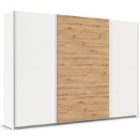 Rauch Möbel rauch Quadra Kleiderschrank 3-türig, Farbe Weiß/Eiche Artisan Breite 315 cm
