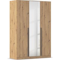 Rauch Möbel rauch Alba Kleiderschrank 3-türig, mit Spiegel, Farbe Eiche Artisan Breite 136 cm
