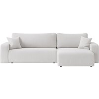 Interbed Ecksofa Austin 244x145 cm Cord Creme Poso 100