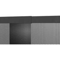 Hecht Teleskop-Lamellen-Vorhang "FAST" 100x220cm schwarz