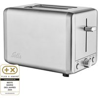 Solis Solis Steel Toaster (Typ 8002) Edelstahl Toaster mit 2 Schlitzen