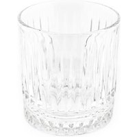 Almina Almina Elisa – 6 Trinkgläser aus Glas mit Rillenstruktur, 240 ml