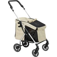 PawHut Hundewagen Hundebuggy klappbar für Hunde & Katzen bis 10 kg Katzenbuggy