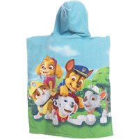 Paw Patrol Paw Patrol Badeponcho für Kinder – 100% Baumwolle, Frottee
