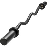 SPORTNOW Olympische SZ Curlstange 120 cm SZ Curlset bis 100kg Belastbar Curl Stange