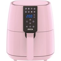 Jocca Jocca Heißluftfritteuse 3,8L in ROSA mit 1450W Airfryer LED Touch 8 Programme