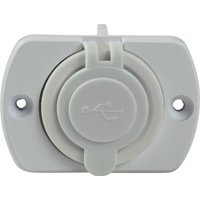 as - Schwabe USB Einbausteckdose mit zwei USB Ports 5V/1A und 5V/2,1A IP20