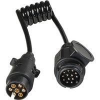 as - Schwabe Adapterkabel Anhängerkupplung 1 m 13-poliger Stecker und 7-poliger Stecker IP44
