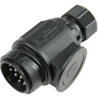as - Schwabe Adapter Anhängerkupplung Stecker Schraubanschluss für Kabeldurchmesser 8,5-10 mm