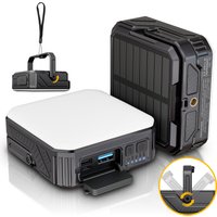 Fontastic Fontastic 2-in-1 Solar LED Leuchte & Powerbank schwarz
