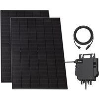 VALE 900Watt VALE Balkonkraftwerk mit 2x 450W Bifazial, Growatt Neo 800M-X, 5m Kabel