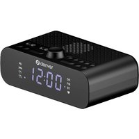 Denver Denver DAB+ Digitalradio Bluetooth 5.0 Wecker USB-C Ladeport Dual-Alarm LED