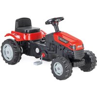 Lemodo Trettraktor ab 3 Jahre, rot, Traktor zum draufsitzen, Kinder Traktor