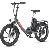 Maxtron Maxtron Mule,Falt E-Bike,HR-Nabenmotor,SHIMANO 7-Gang,mech.Scheibenbremse,grau
