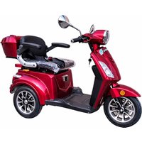 Urban Hopper E-Motorroller Elektro Seniorenmobil 3-Rad Elektroroller Urban Hopper Best Ager Li Rot