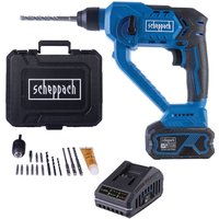 Scheppach Scheppach Akku-Bohrhammer C-RHD130X Set inkl. 4Ah Akku + 2,4A Ladegerät