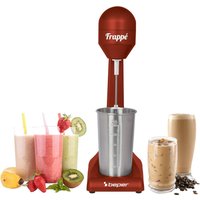 beper Beper Elektrischer Standmixer für Milkshakes, Smoothies & Cocktails, 2-Gang, 0,5L, 100W, Rot
