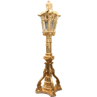 Pompöös by Casa Padrino Barock Laterne / Stehleuchte Gold - Pompööse Barock Laterne designed by Harald Glööckler