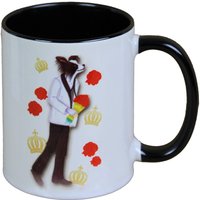 Harald Glööckler Pompöös Tasse Hund mit Blumenstrauà - designed by Harald Glööckler