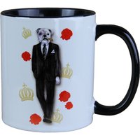 Harald Glööckler Pompöös Tasse Hund Gentleman - designed by Harald Glööckler