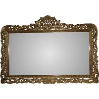 Casa Padrino Barock Spiegel Gold Handgefertigt 168 x 116 cm - Holzspiegel - Barock Möbel