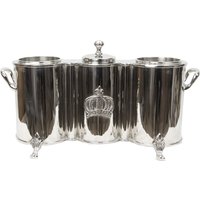 Harald Glööckler Luxus Doppel Weinkühler mit Eisfach Baroque Pompöös by Casa Padrino