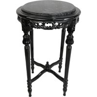 17% Rabatt auf Casa Padrino Runder Barocktisch mit schwarzer Marmorplatte