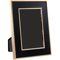 Casa Padrino Tisch-Bilderrahmen 6er Set Schwarz / Gold 15 x H. 21 cm - Luxus Deko Accessoires