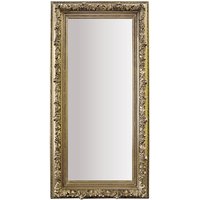 Casa Padrino Barock Wandspiegel Antik Silber Höhe 150 cm, Breite 60 cm - Edel & Prunkvoll