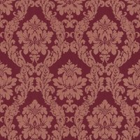 Casa Padrino Barock Viscose Textiltapete / Stofftapete Rot - 10,05 x 0,53 m - Tapete im Barockstil