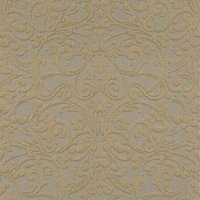 Casa Padrino Barock Textiltapete Braun / Gold - 10,05 x 0,53 m - Stofftapete mit strukturierter Oberfläche