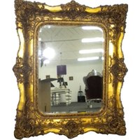 Casa Padrino Barock Spiegel Antik Gold - Handgefertigter Antik Stil Wandspiegel - Garderoben Spiegel - Wohnzimmer Spiegel - Barock Möbel - Edel & Prunkvoll