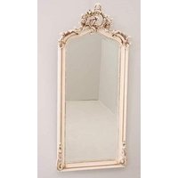 Casa Padrino Barock Spiegel ca 115 x 53 cm Creme Antik Stil