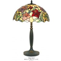 Casa Padrino Tiffany Hockerleuchte à 40 x H. 62 cm - Tiffany Tischleuchte