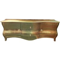 Lange Barock Kommode / Fernsehschrank / Sideboard Gold 170cm