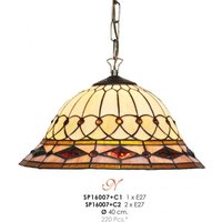 Tiffany Pendelleuchte Durchmesser 40 cm SP16007 + C1/C2 Leuchte Lampe