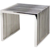 Casa Padrino Luxus Nacht Tisch 5 Stars Chrom Möbel Schlafzimmer Tisch - Nachtkommode Nachtkonsole - Hotel Einrichtung Möbel